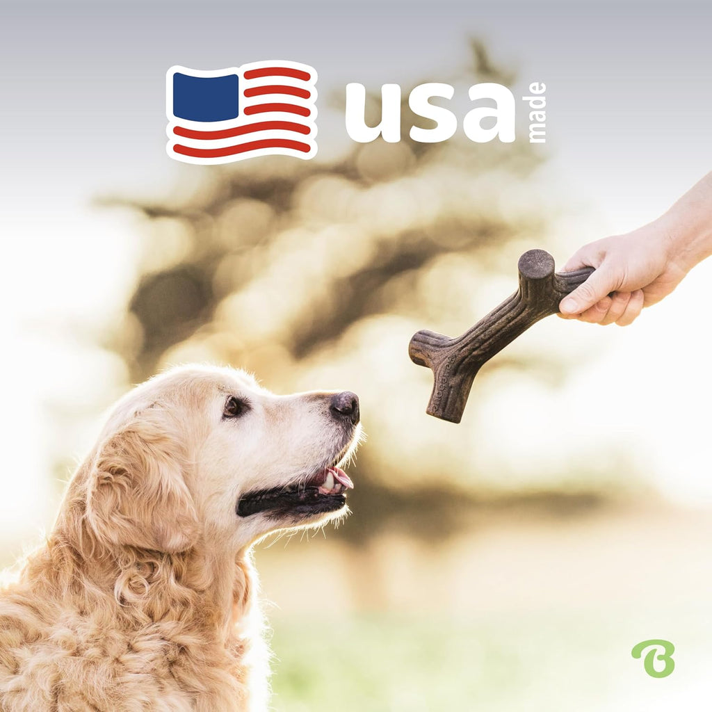Maplestick Real Wood Durable Dog Chew Toy, Large