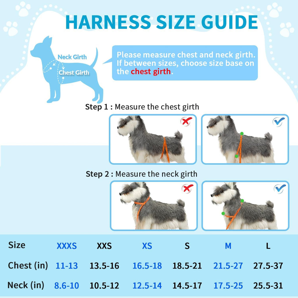 Dog Car Harness Seat Belt, Harness & Seatbelt with 2 in 1 Buckle