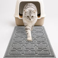 Cat Litter Mat, Waterproof Litter Trap Mat, 35.4X23.6, Dark Grey